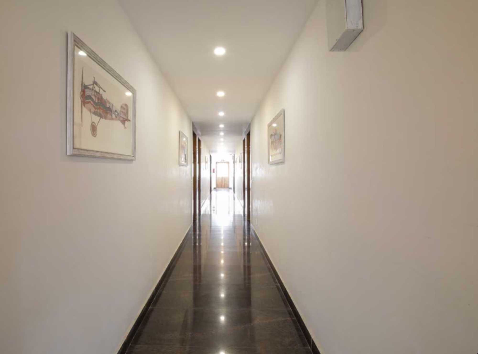 Hotel corridor